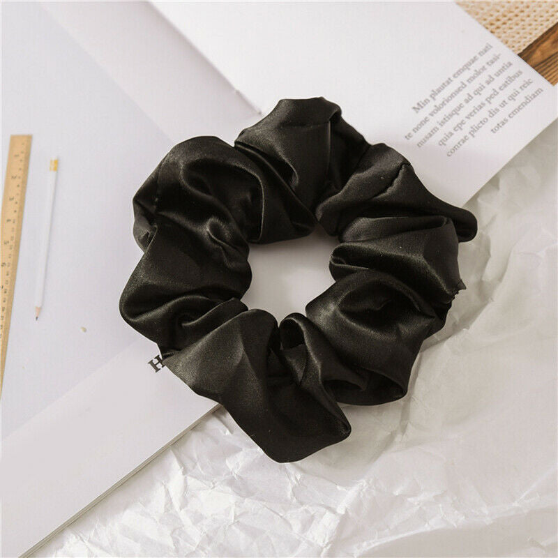 Wholesale Solid Color Fabric Large Intestine Hair Tie