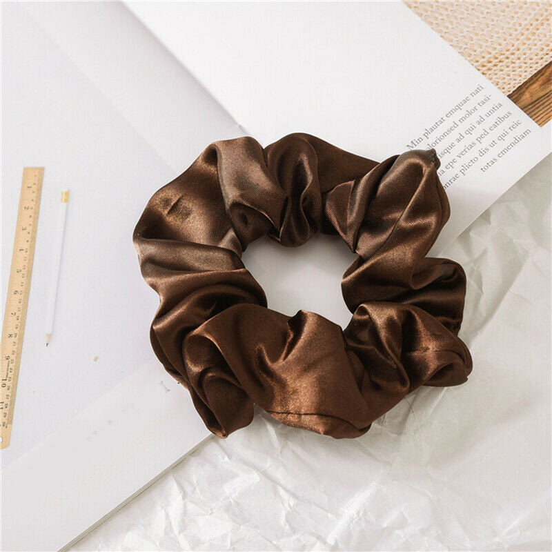 Wholesale Solid Color Fabric Large Intestine Hair Tie