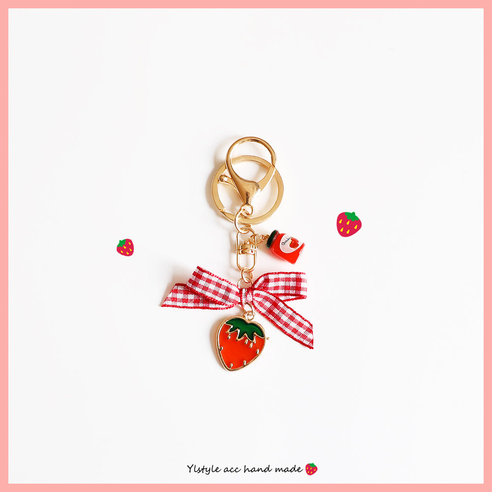 Wholesale Lemon Slice Fruit Series Metal Keychain