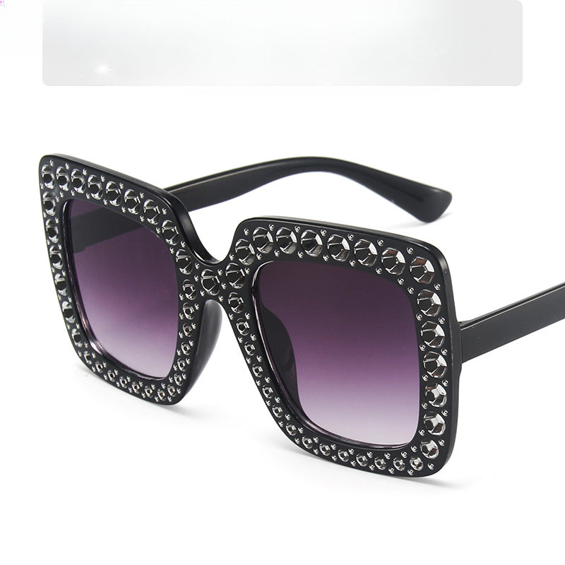 Wholesale Full Sky Star Retro Square PC Sunglasses