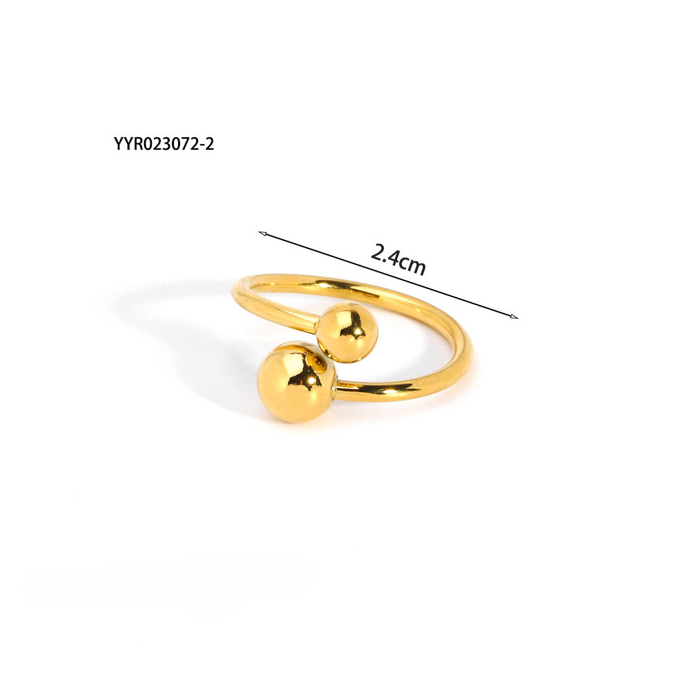 Wholesale 18K Gold Stainless Steel Ring
