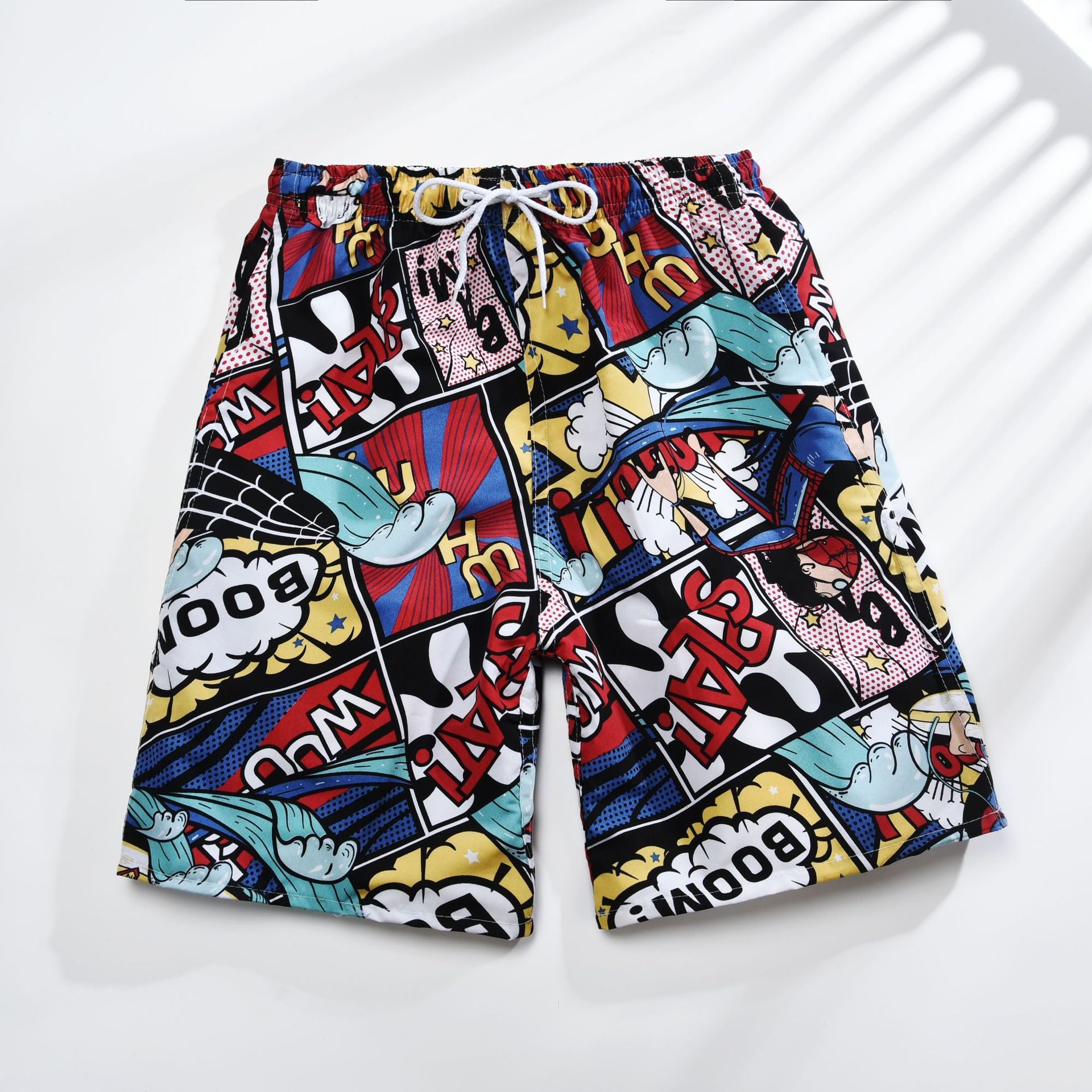 Wholesale Printed Loose Fit Shorts Quick Dry Polyester Swimwear