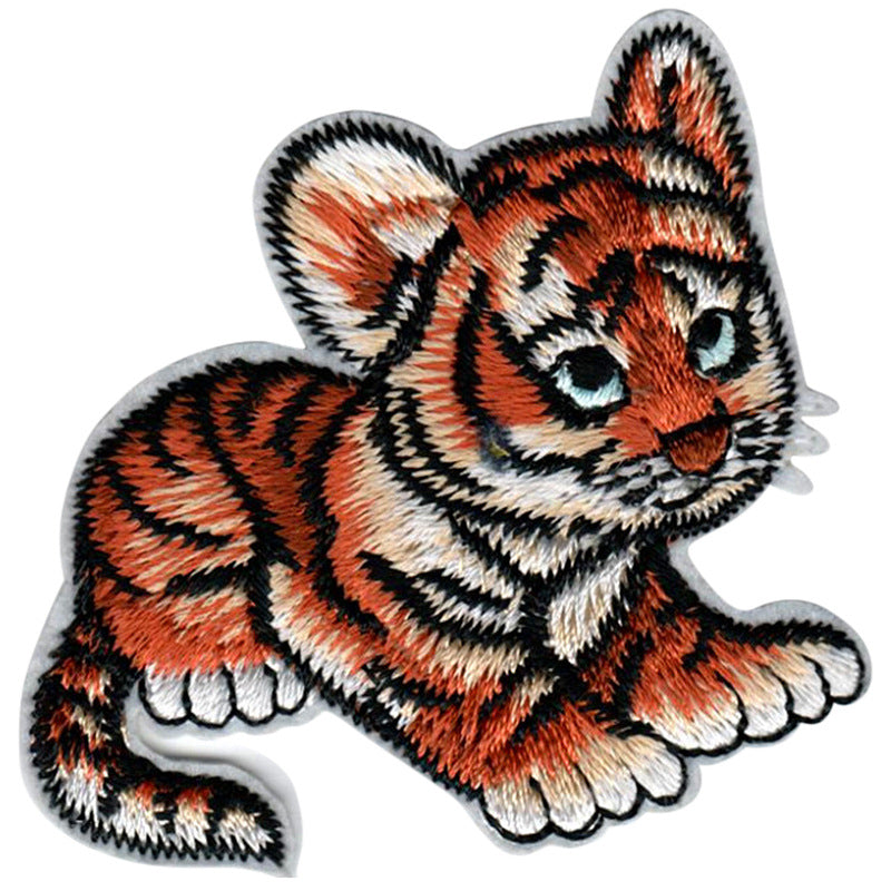Wholesale Embroidered Animal Patches Rabbit Butterfly Cartoon Sew On Applique For Bags Clothes Towels DIY Decorative Craft Accessory
