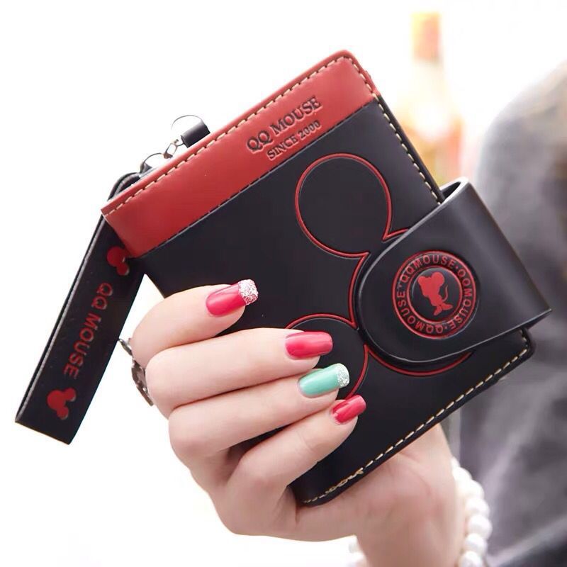 Wholesale Short PU Cartoon Folding Zero Wallet