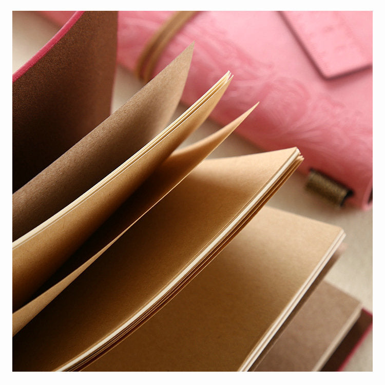 Wholesale Vintage Blank Page Leather Notepad