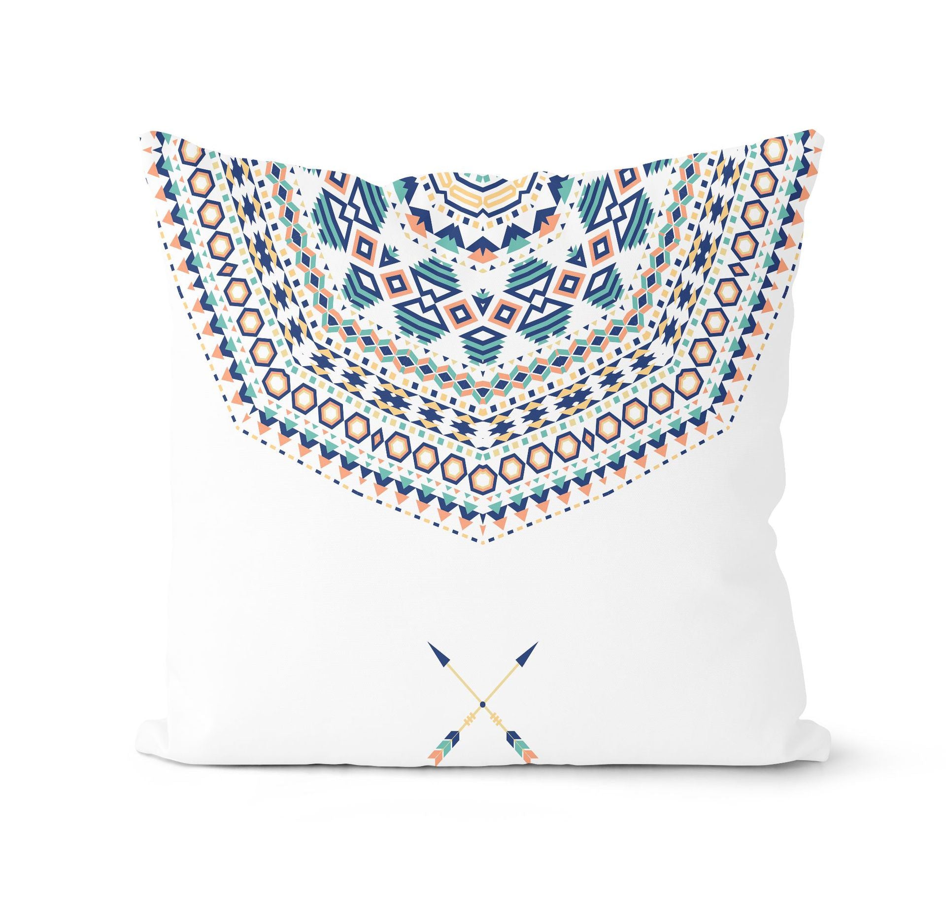 Wholesale Aztec Abstract Geometric Ethnic Style Polyester Pillowcase