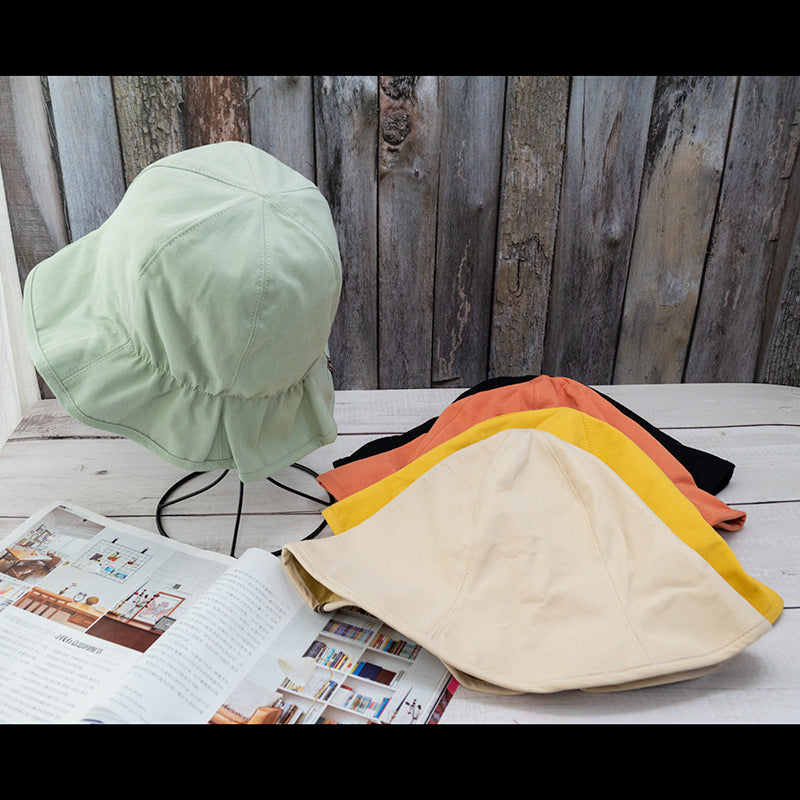 Wholesale Small Cloth Label Fisherman Double-sided Sun Hat