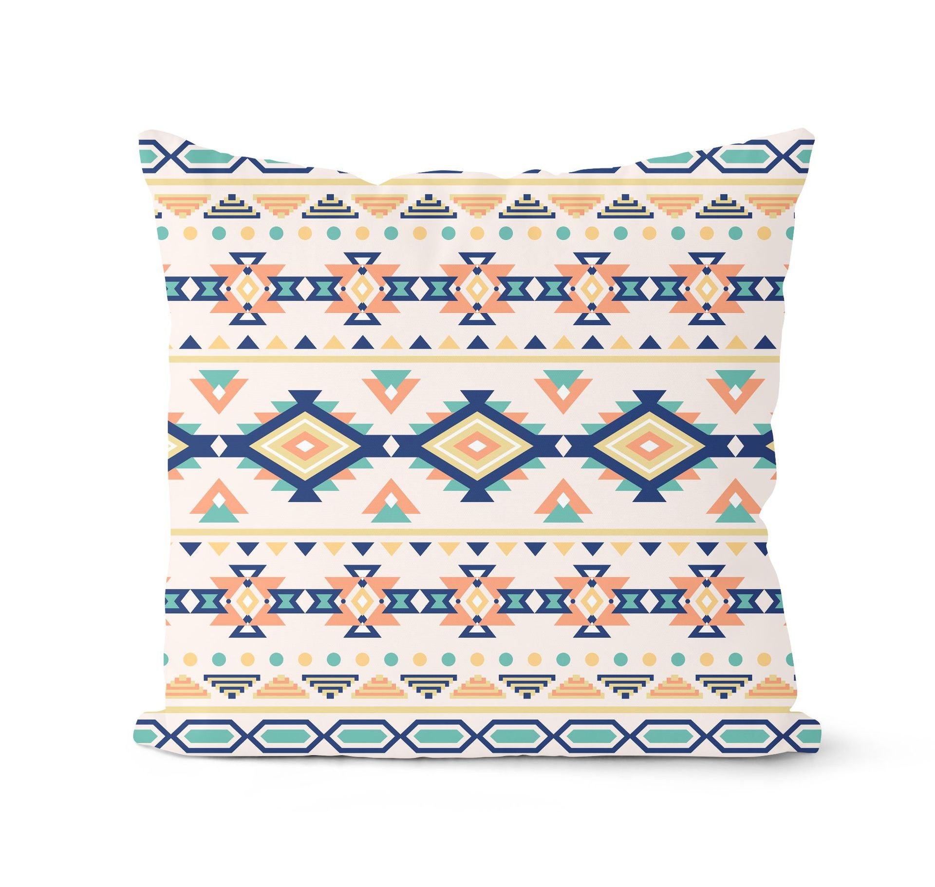 Wholesale Aztec Abstract Geometric Ethnic Style Polyester Pillowcase