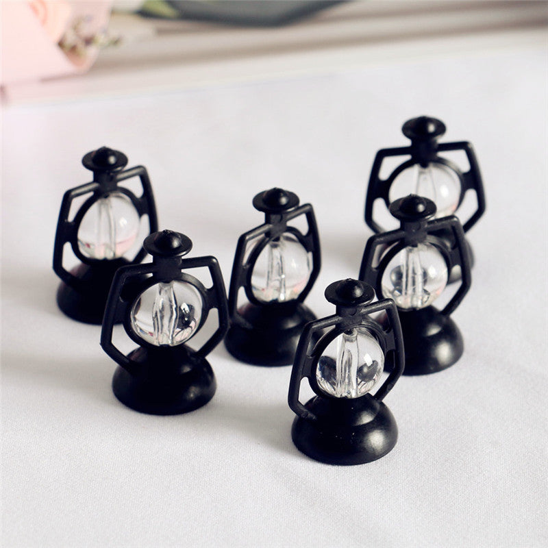 Wholesale Dollhouse miniature food play scene model doll house accessories mini retro simulation small kerosene lamp ornaments