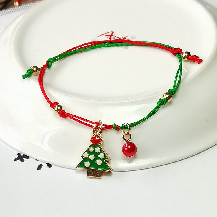Wholesale Christmas Woven Bracelet