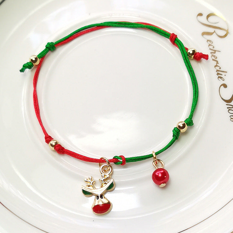Wholesale Christmas Woven Bracelet