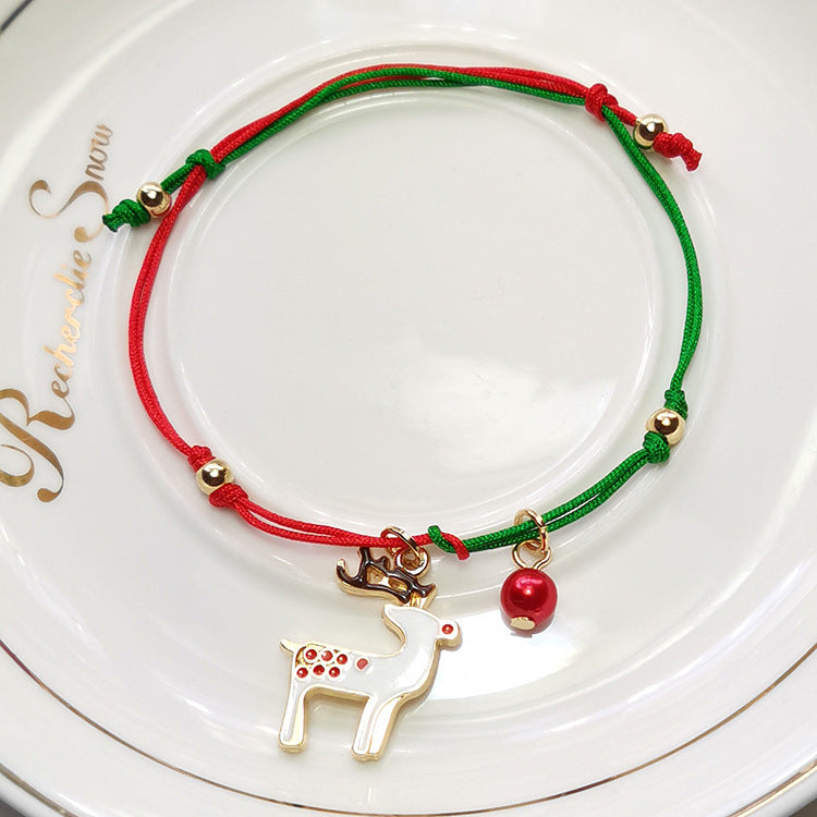 Wholesale Christmas Woven Bracelet