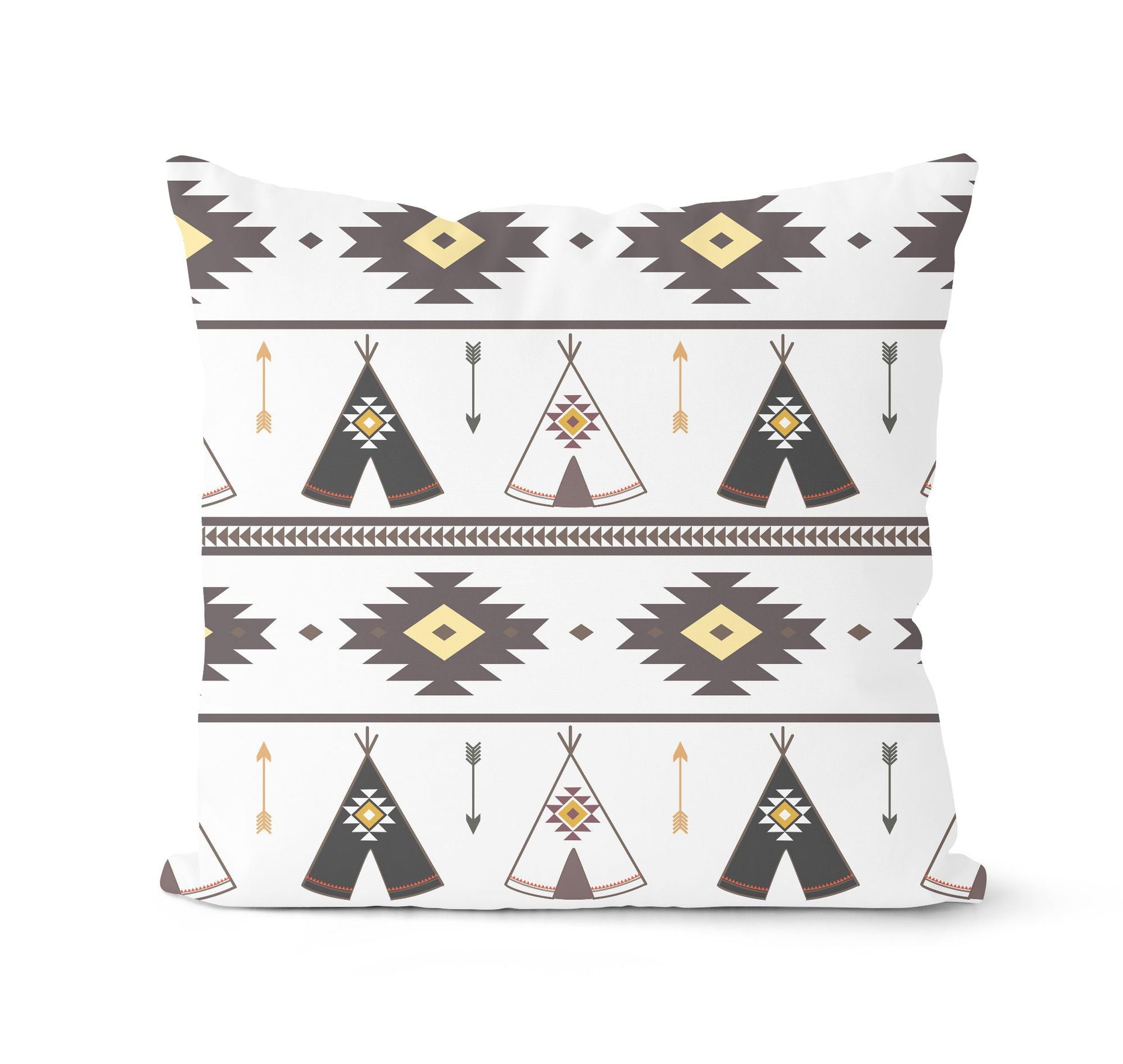 Wholesale Aztec Abstract Geometric Ethnic Style Polyester Pillowcase