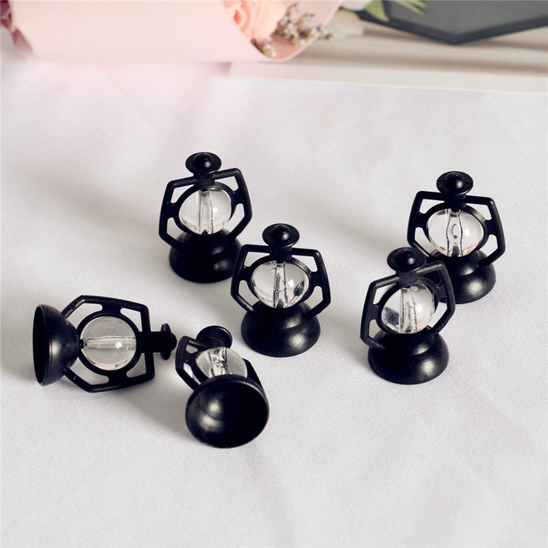Wholesale Dollhouse miniature food play scene model doll house accessories mini retro simulation small kerosene lamp ornaments