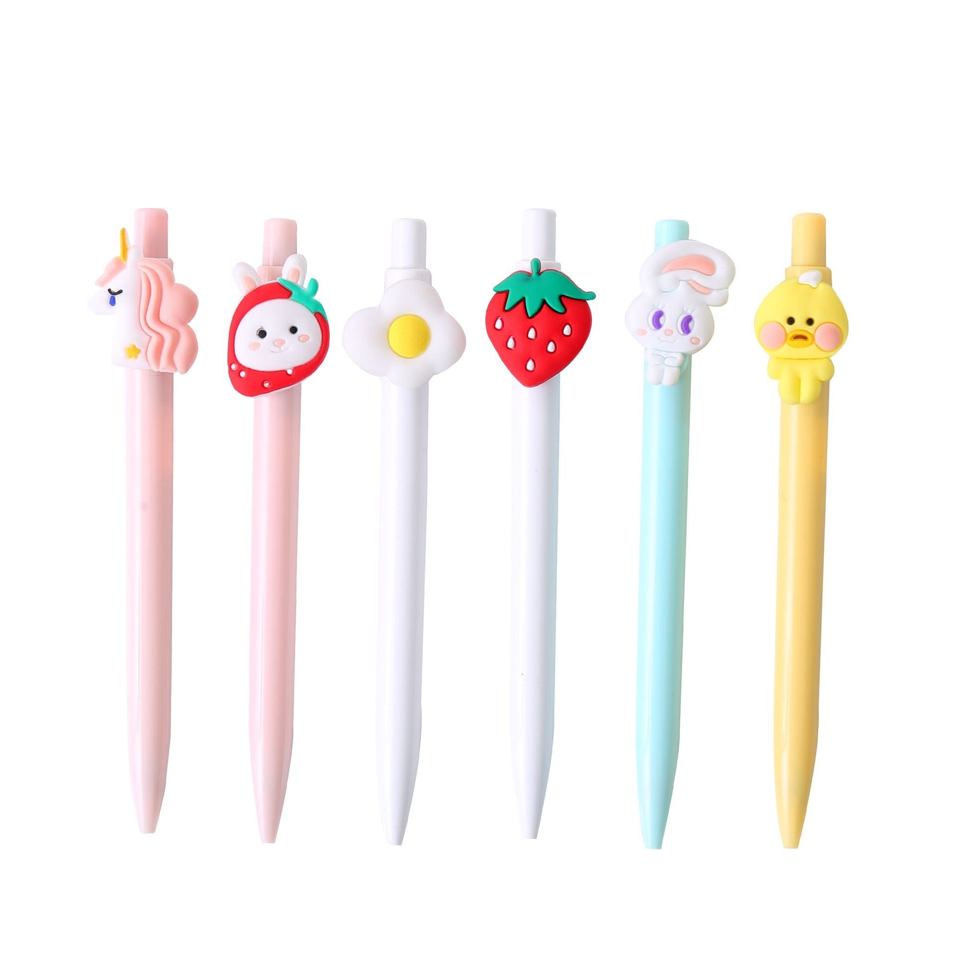 Wholesale Plastic Cute Press Ballpoint Pen
