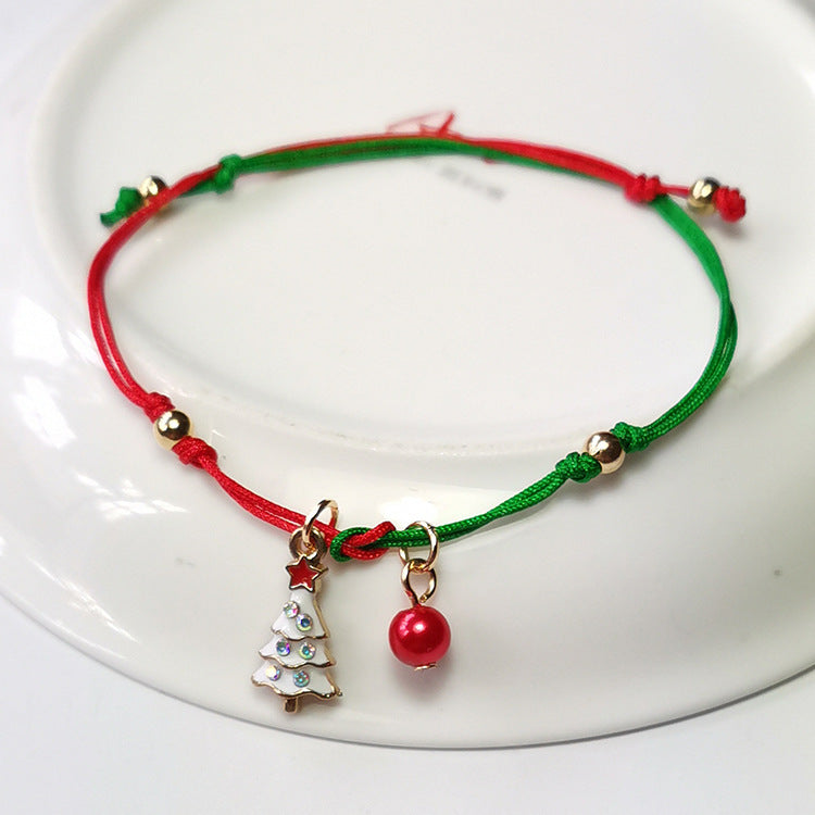 Wholesale Christmas Woven Bracelet