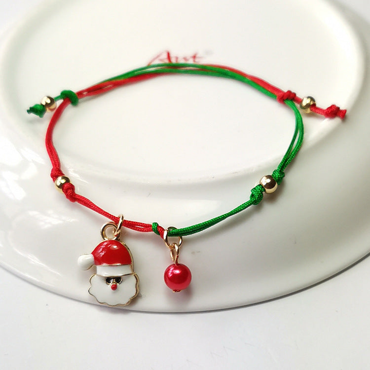 Wholesale Christmas Woven Bracelet