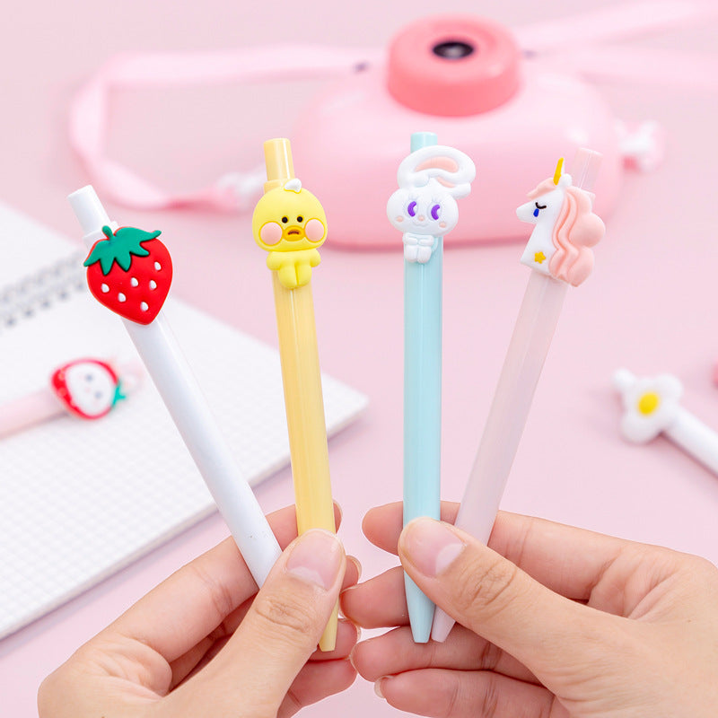 Wholesale Plastic Cute Press Ballpoint Pen