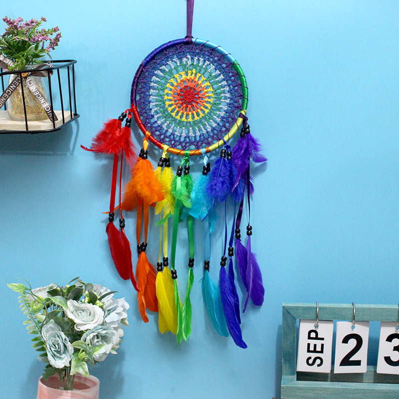Wholesale Colored Feather Dream Catchers