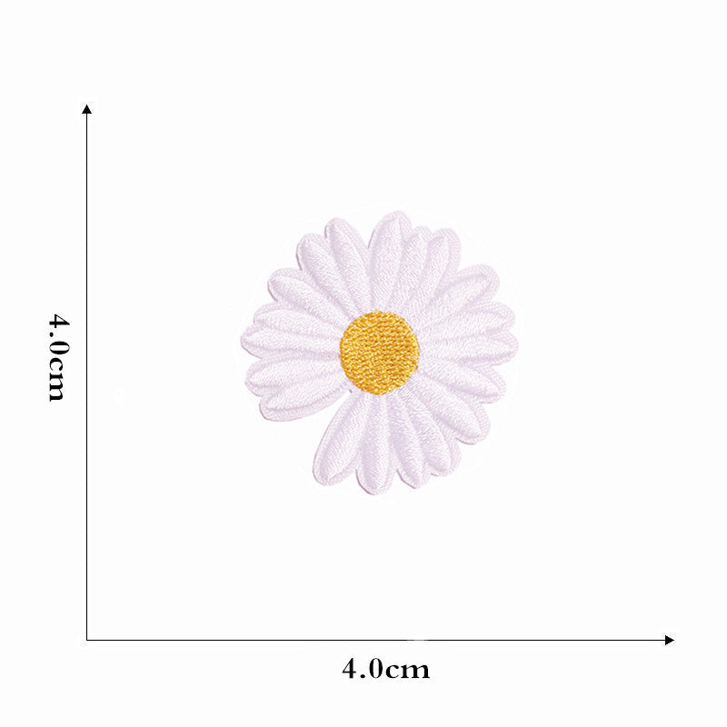 Wholesale Colorful Cartoon Flower  Embroidery DIY patches