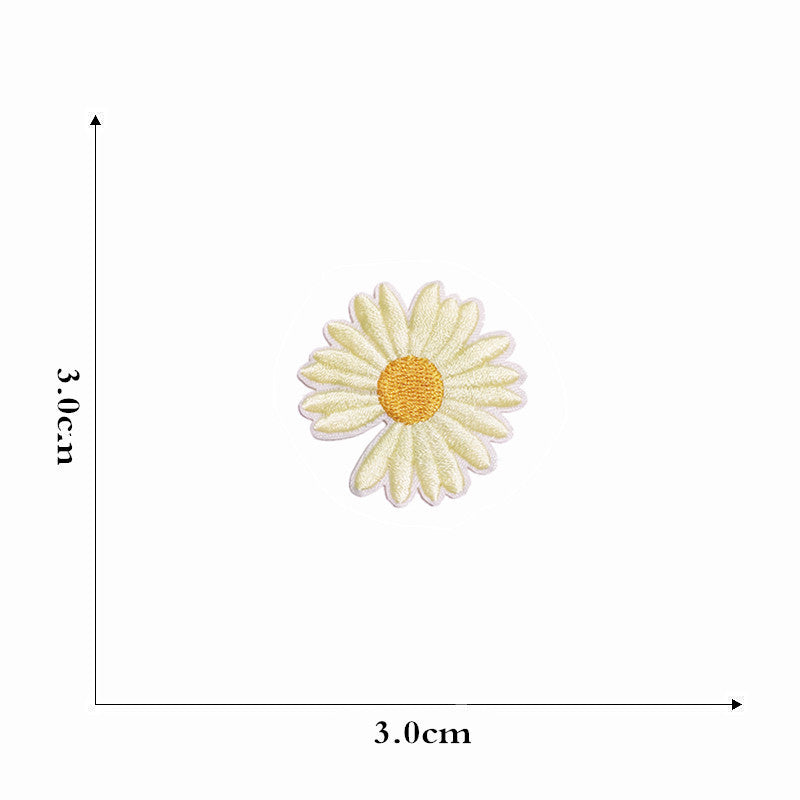 Wholesale Colorful Cartoon Flower  Embroidery DIY patches