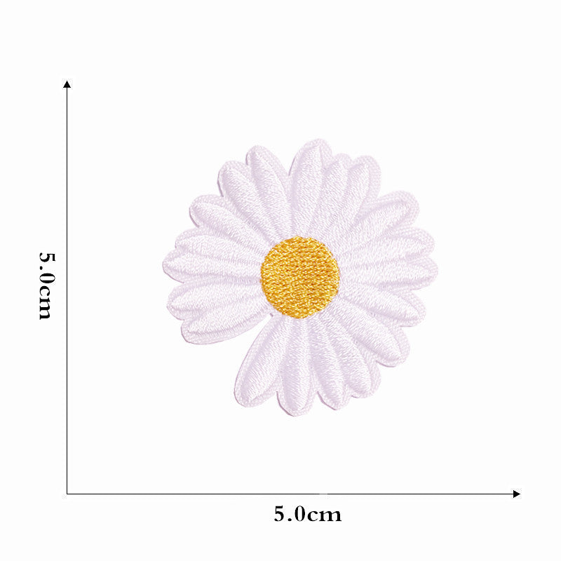 Wholesale Colorful Cartoon Flower  Embroidery DIY patches