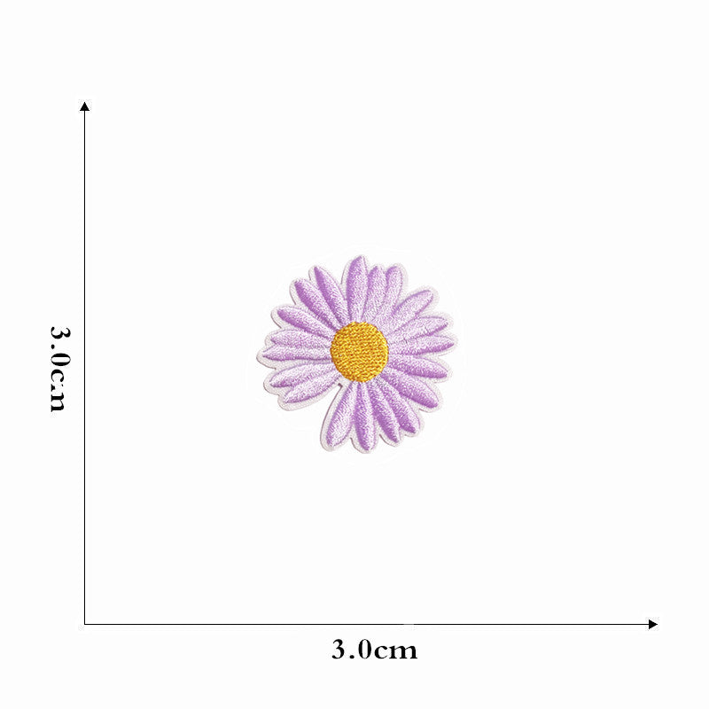 Wholesale Colorful Cartoon Flower  Embroidery DIY patches