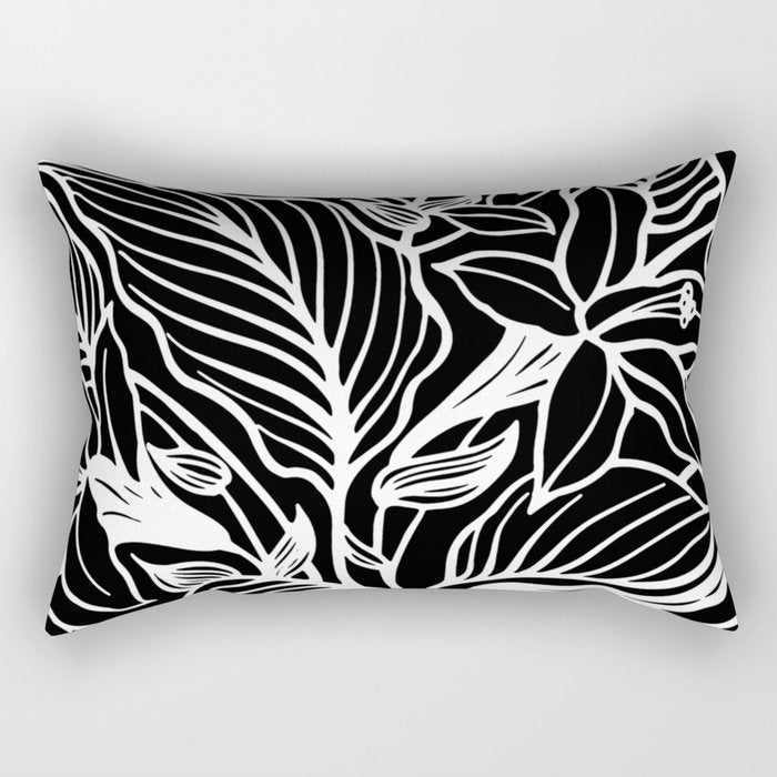 Wholesale Black and White Geometric Strip Shaped Polyester Pillow Covers