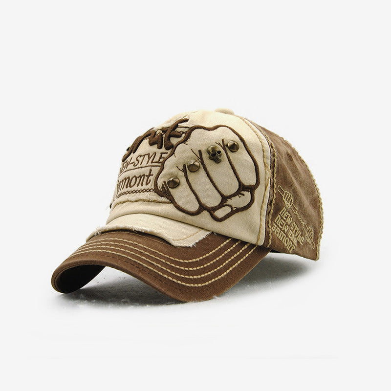Gorra de béisbol de puño de algodón al por mayor