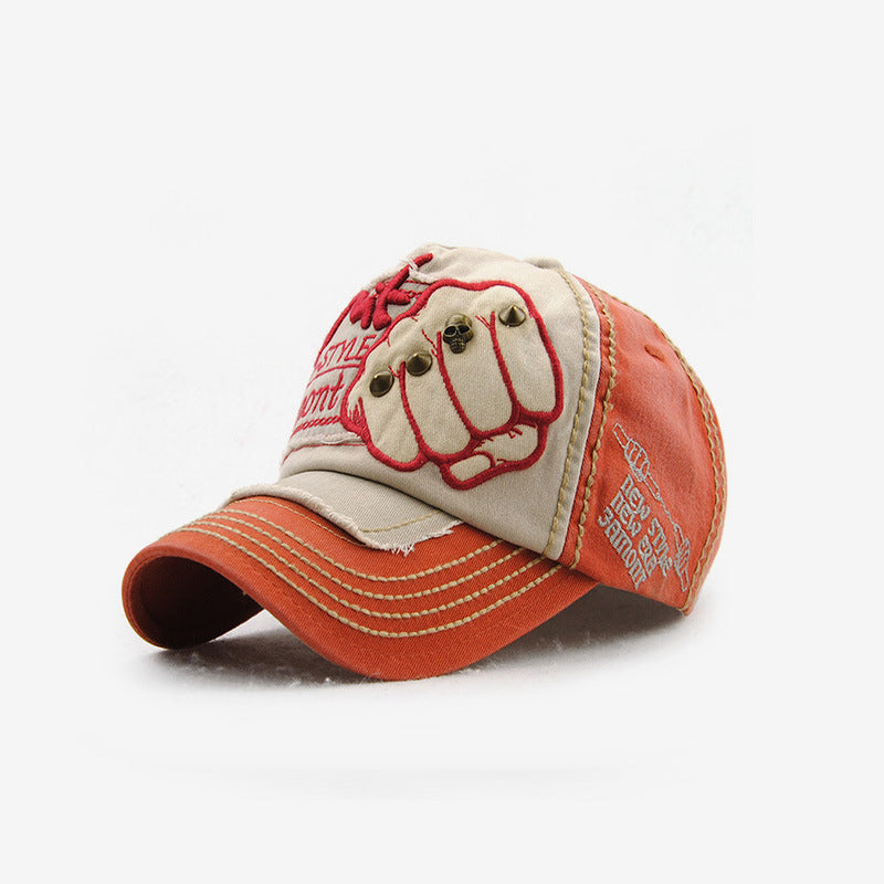 Gorra de béisbol de puño de algodón al por mayor