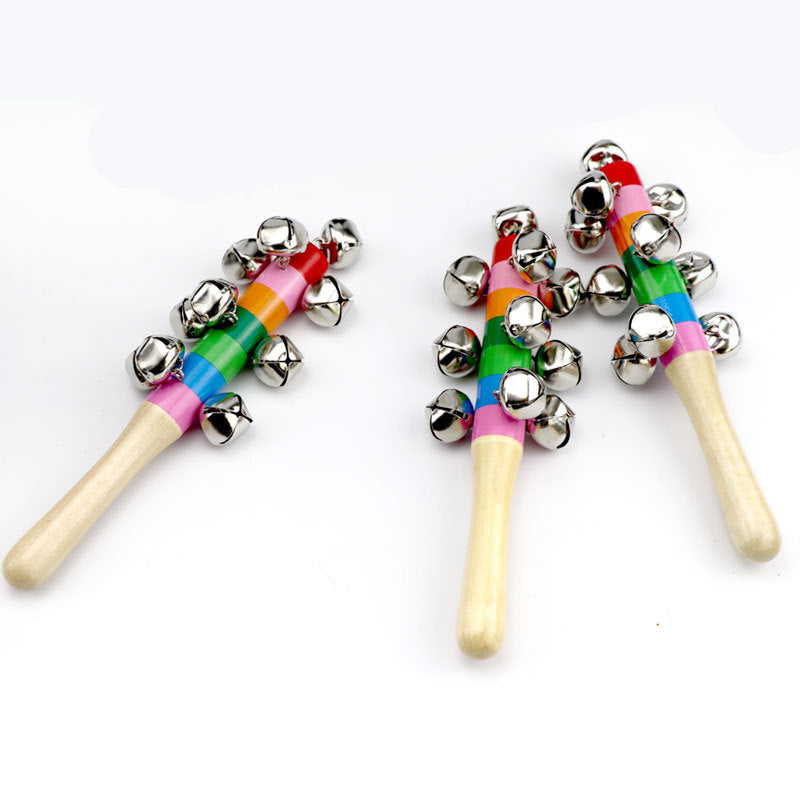 Wholesale Rainbow Hand Ring Wooden Toys