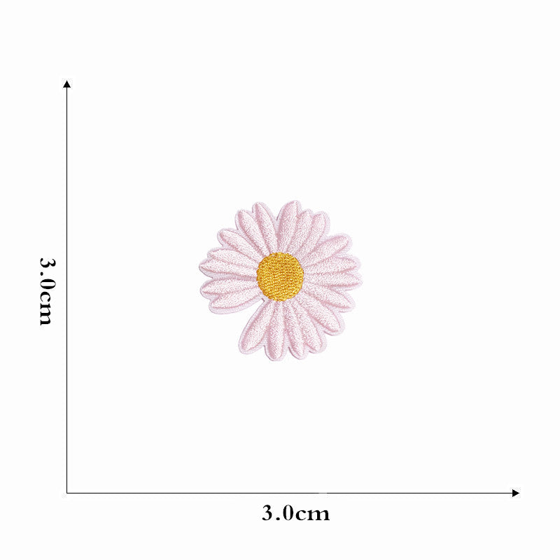 Wholesale Colorful Cartoon Flower  Embroidery DIY patches