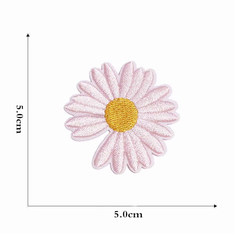 Wholesale Colorful Cartoon Flower  Embroidery DIY patches