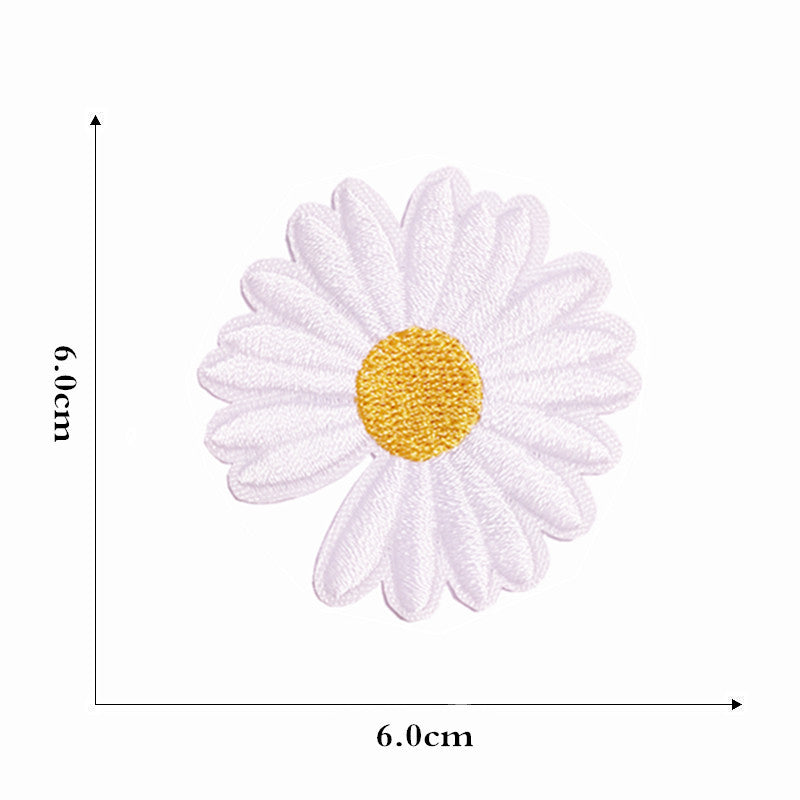 Wholesale Colorful Cartoon Flower  Embroidery DIY patches