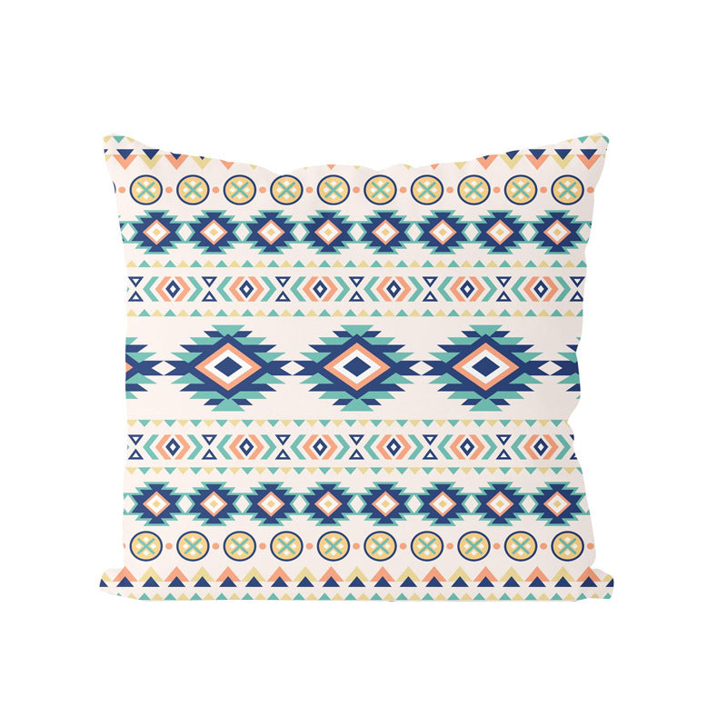 Wholesale Aztec Abstract Geometric Ethnic Style Polyester Pillowcase