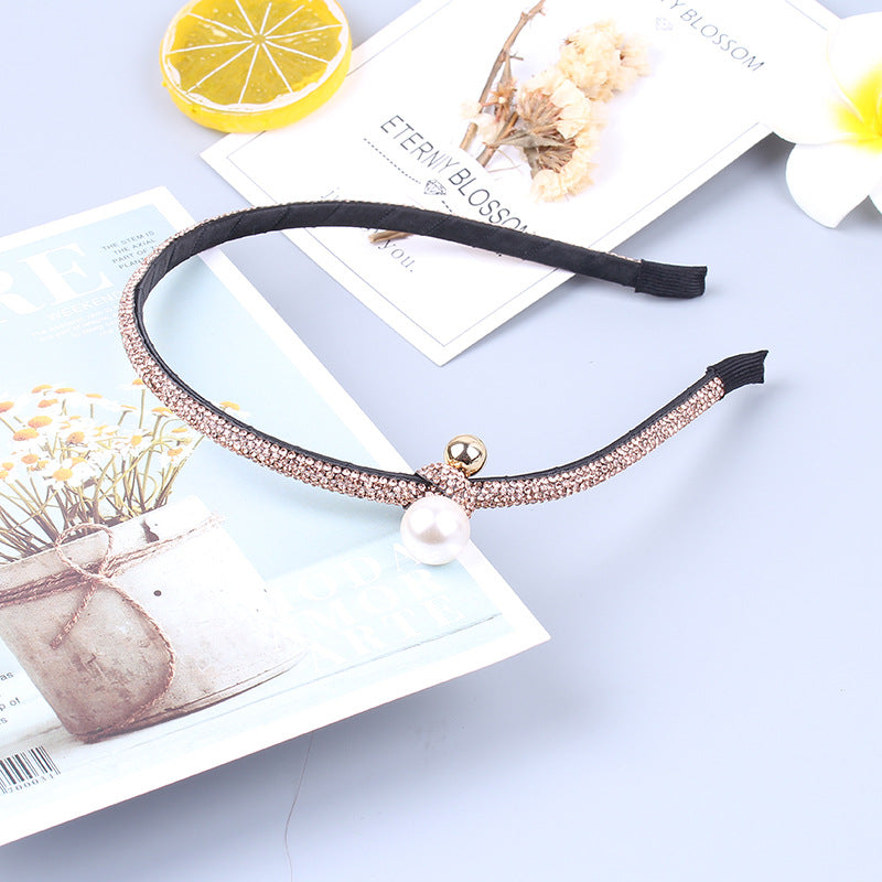 Wholesale Fine Edge Full Diamond Knotting Head Hoop