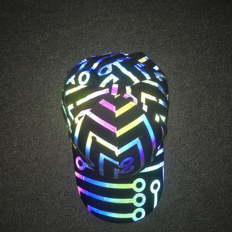 Wholesale Polyester Symphony Reflective Baseball Cap