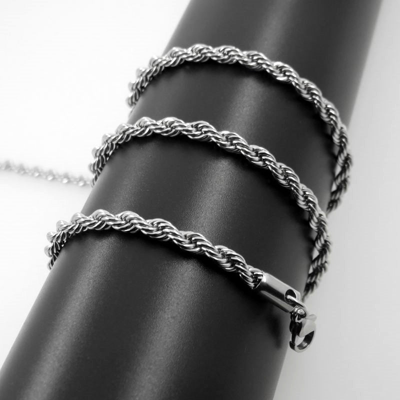 Collares de acero de titanio de la cadena de giro al por mayor