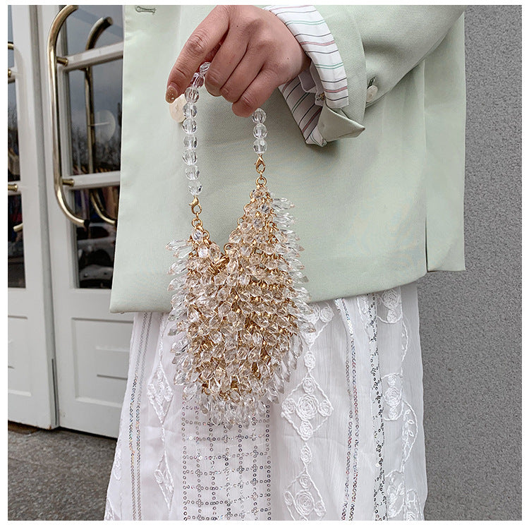 Wholesale Acrylic Transparent Crystal Hand-held Crossbody Bags
