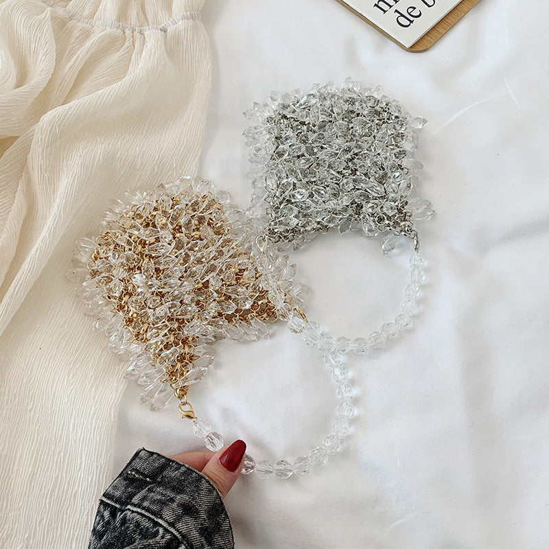 Wholesale Acrylic Transparent Crystal Hand-held Crossbody Bags