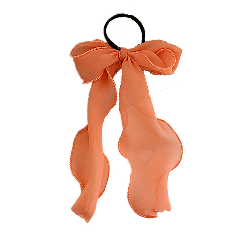 Wholesale Big bow lace hair tie