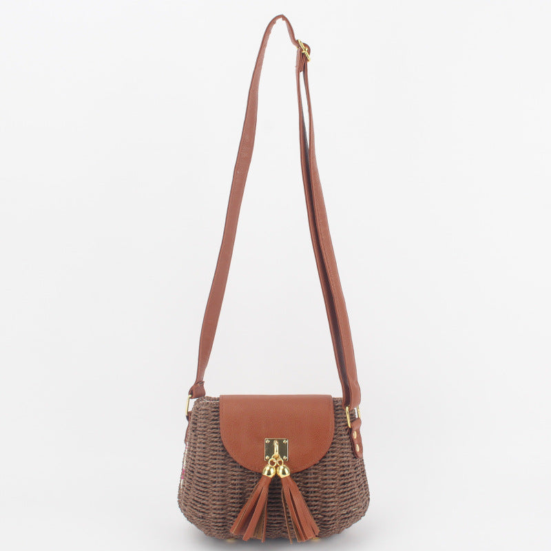 Wholesale Crossbody Rattan Shoulder Woven Bag