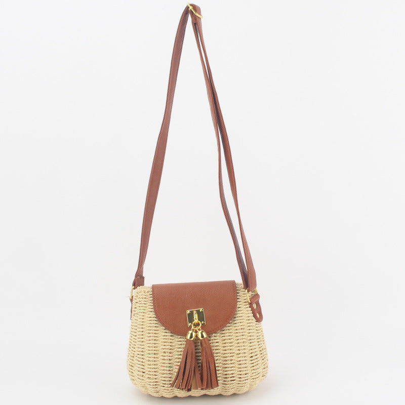 Wholesale Crossbody Rattan Shoulder Woven Bag