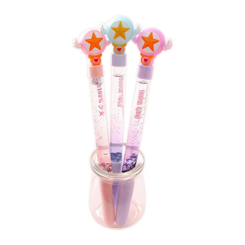 Ardor de caricatura de plástico al por mayor y lápiz aleatorio