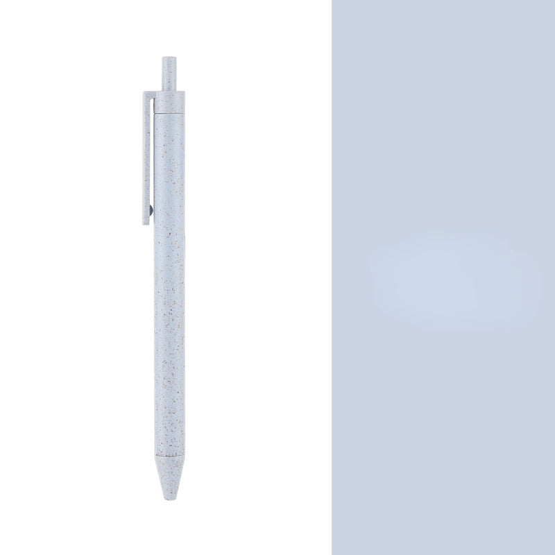 Wholesale Environmentally Friendly Degradable Wheat Straw Button Ballpoint Pen