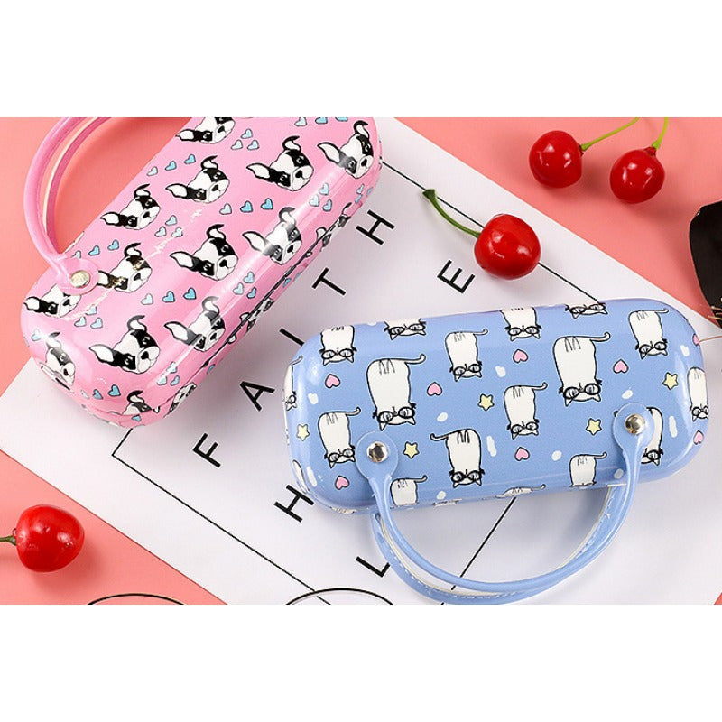 Wholesale Cute Cartoon Handheld Children's PU Glasses Boxes