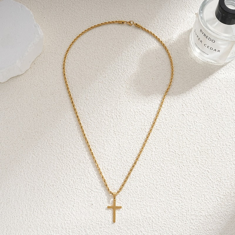 Wholesale Hip Hop Cross Pendant Men's Necklaces
