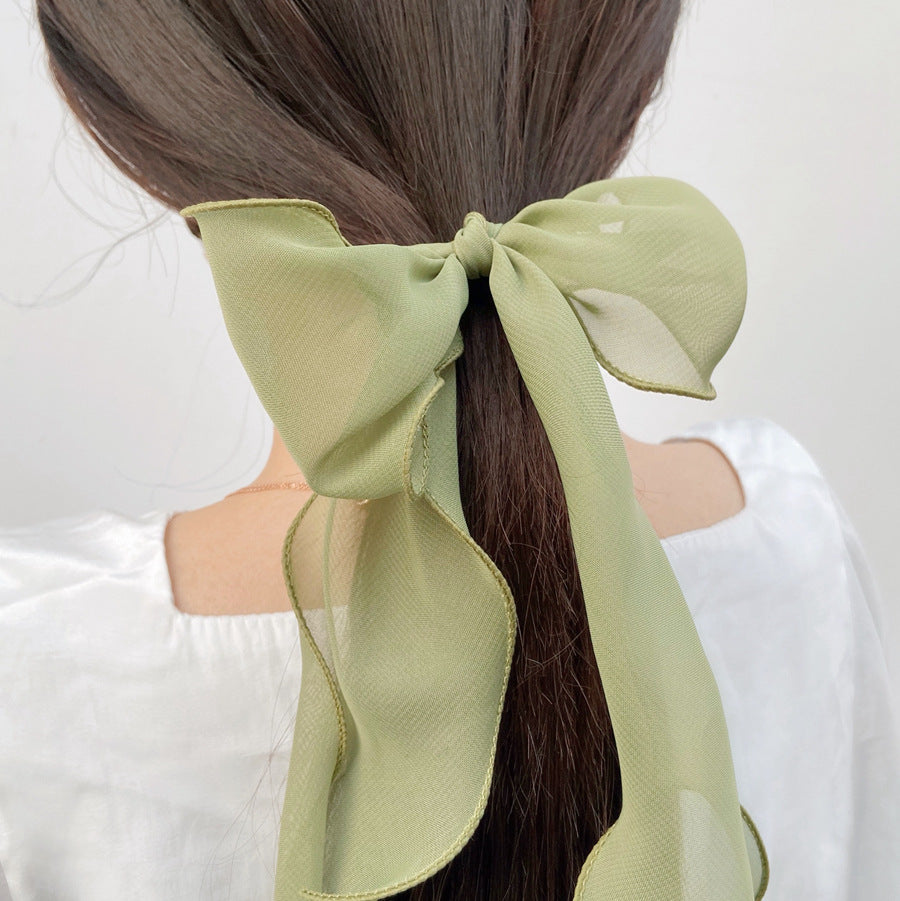 Wholesale Big bow lace hair tie