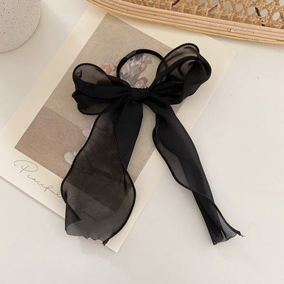 Wholesale Big bow lace hair tie
