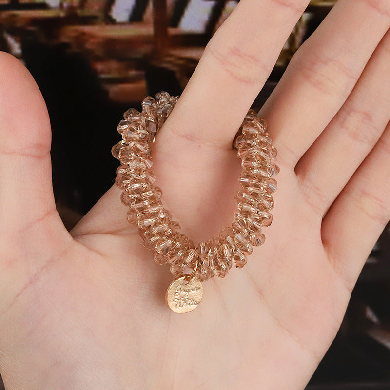 Wholesale of Pearl Crystal Hair Ropes